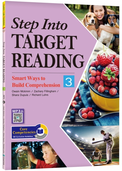 Step Into Target Reading 3：Smart Ways to Build Comprehension (16K彩圖+寂天雲隨身聽APP)（With No Answer Key／無附解答）